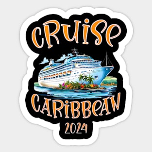 Cruise Caribbean Together Family Making Memories At Sea Sticker